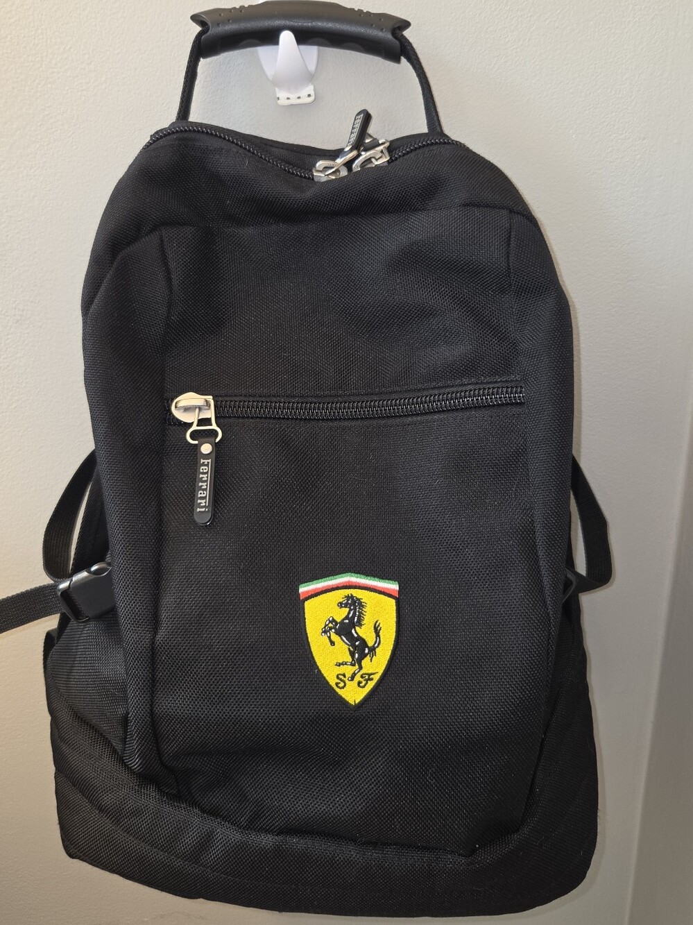 Vintage 2000s Ferrari Backpack Y2K Officially Licensed